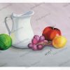 Fruits vase painting