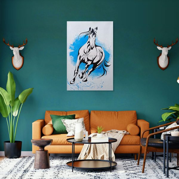 Running Horse painting for vastu