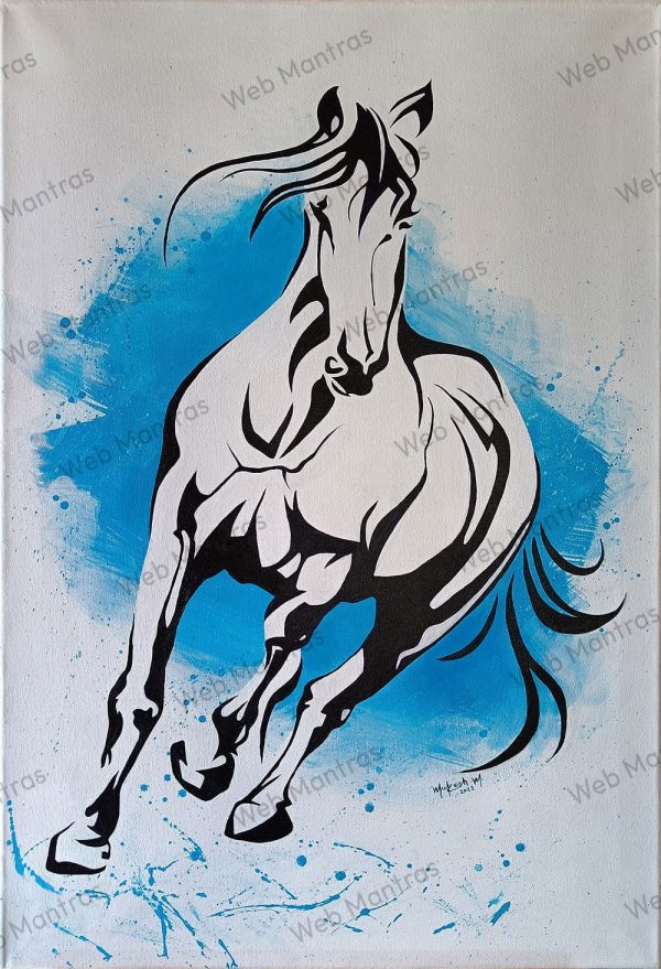 Running Horse painting