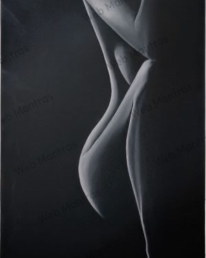 Glow in Dark - Nude Painting in Oil