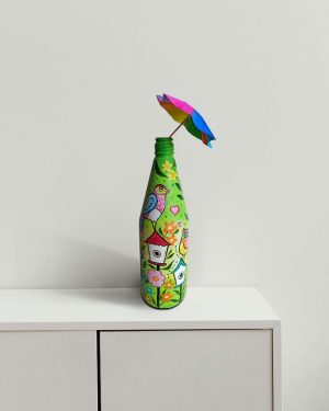 buy hand painted bottle