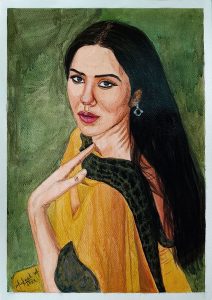 sonam bajwa painting